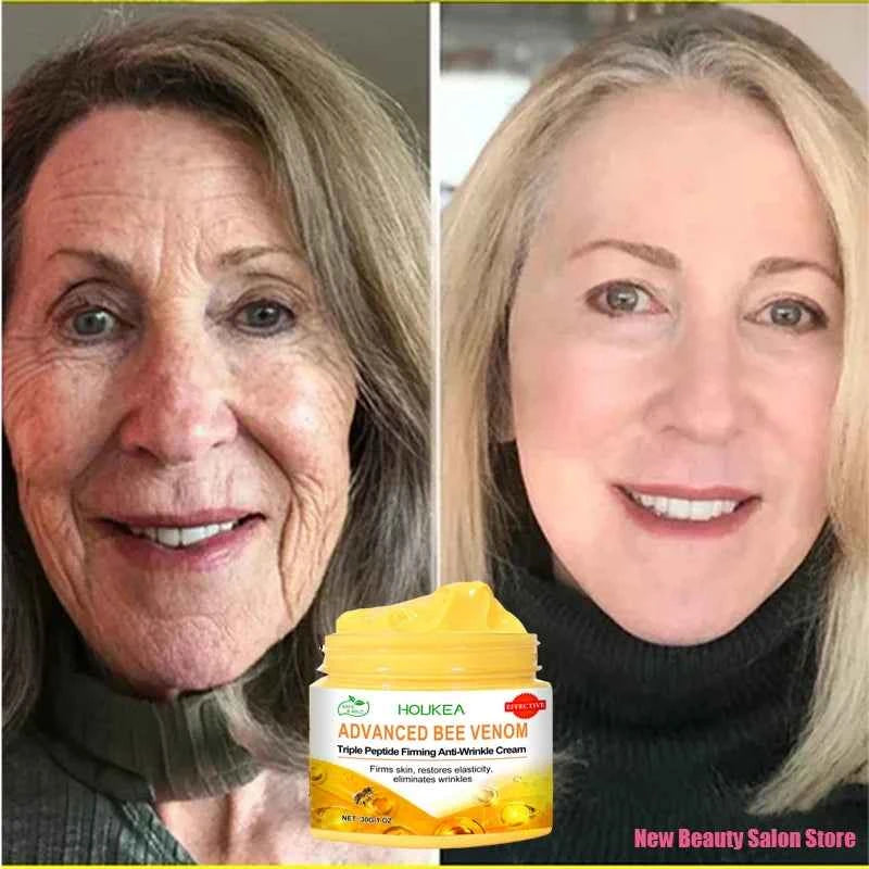 Bee Venom Instant Wrinkle Repair Cream Facial Anti-Aging Rejuvenate Fade Lines Firming Lifting Tightening Moisturizing Skincare