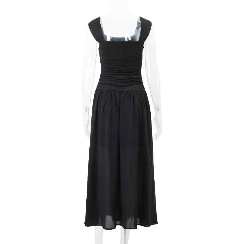 Candyhot Elegant Ruched Casual Bodycon Maxi Dresses 2024 Sexy Temperament High-waist Vestidos Women Summer Party New Long Dress