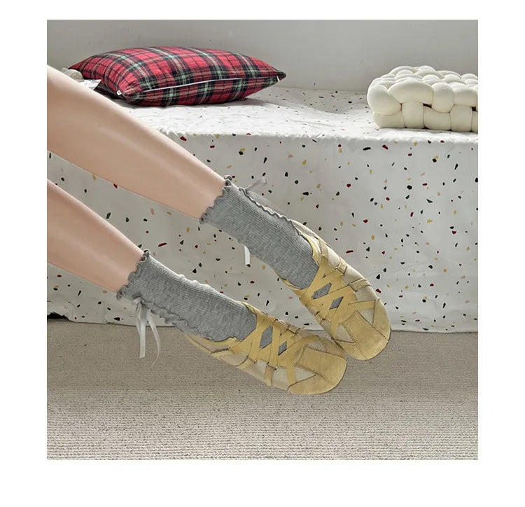 Leisure Sports Flat Shoes Women 2025 New Spring Retro All-matching Yellow Soft Soleplate Shoes - AMULET RING STORE