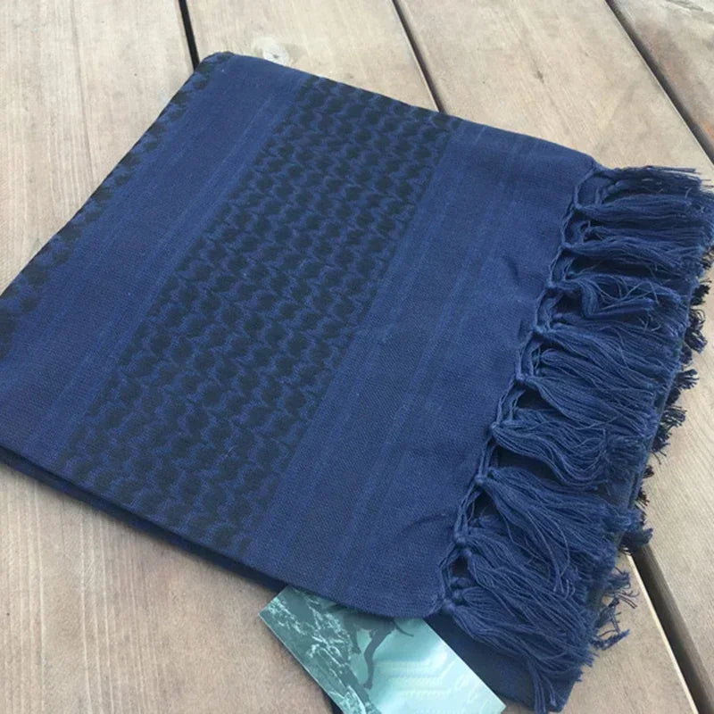 Keffiyeh Tactical Desert Scarf Wrap Shemagh Head Neck Arab Scarf Keffiyeh Scarf Wrap for Men And Women - AMULET RING STORE