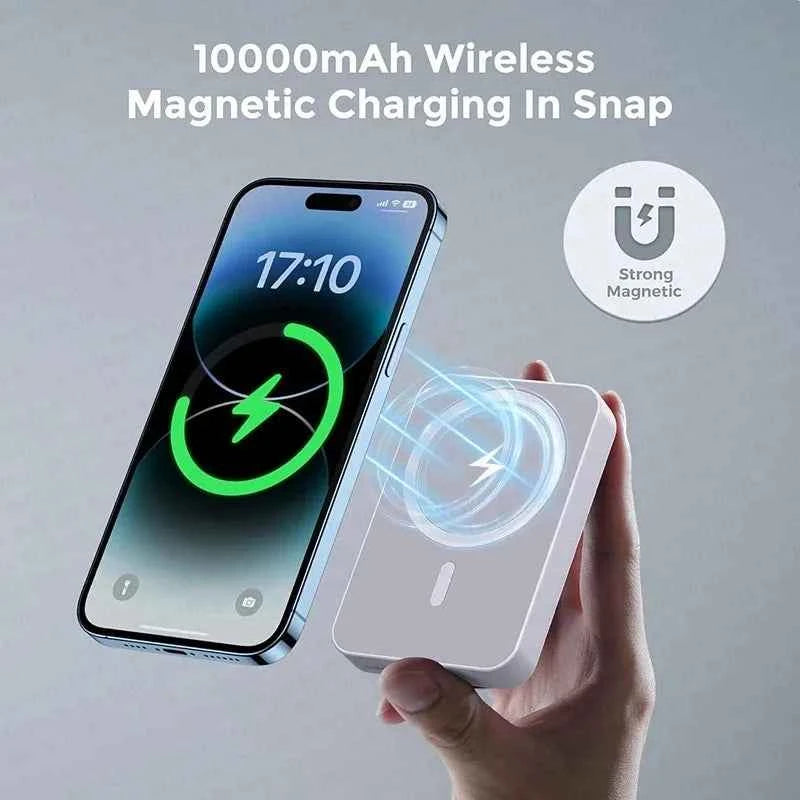 20000mAh Magnetic Power Bank Wireless PD 22.5W Fast Charger