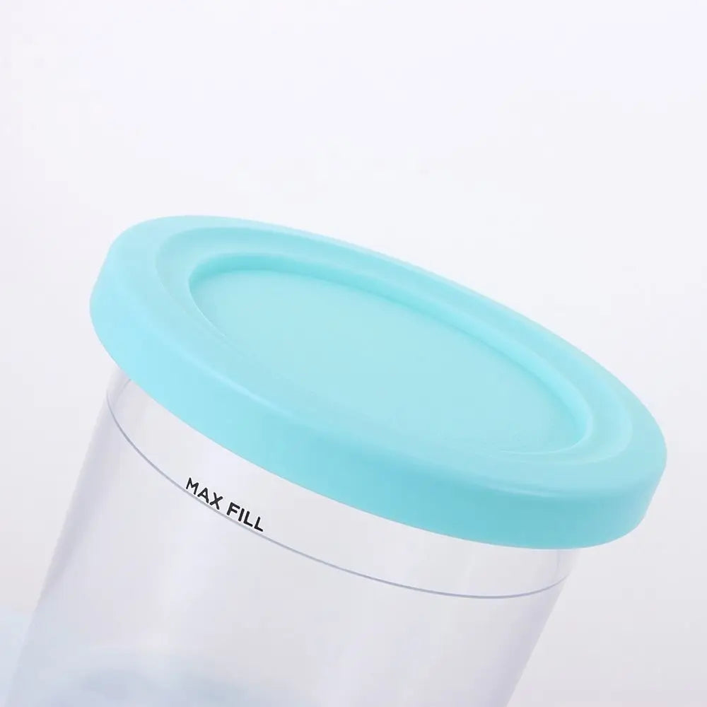 2/4pcs Ice Cream Pints Cup Ice Cream Containers With Lids For Ninja Creami Pints For Nc301 Nc300 Nc299amz Series Ice Cream Maker - AMULET RING STORE