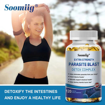 Parasite Blast - Bowel Cleansing Supplement, Digestive Health, Immune Health, Parasite Removal, and Improve Digestion - AMULET RING STORE