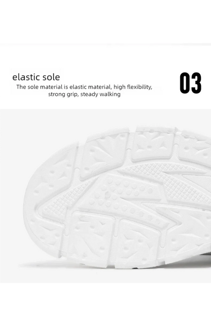 Men's boots autumn and winter new rotating shoelaces fashion casual boots youth outdoor boots anti slip soft sole workwear boots - AMULET RING STORE