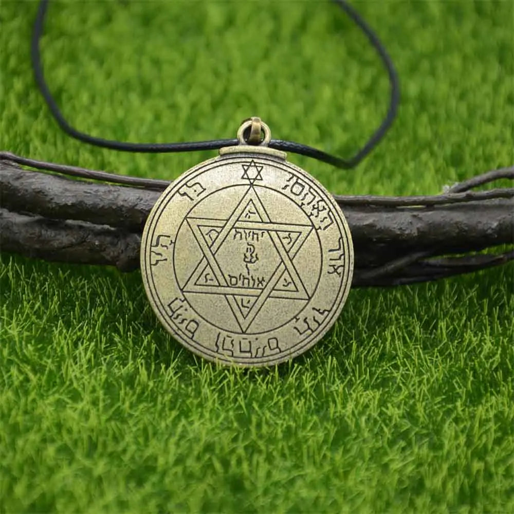 Nostalgia Key Of Solomon 7 Archangel Saint Michael Seal Pendant Necklace