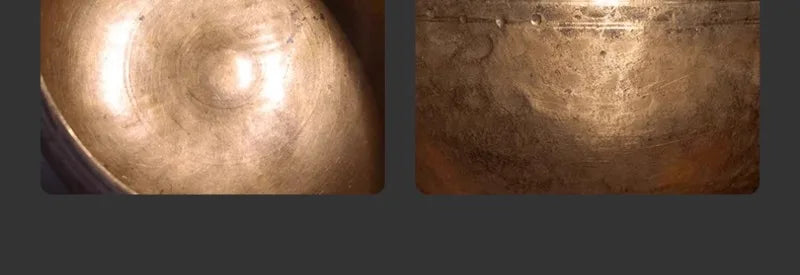 Old Singing Bowl Copper Nepal Handmade Tibetan Bowls Retro Yoga Meditation Buddhism Sound Bowl Portable Zen Music Instrument - AMULET RING STORE