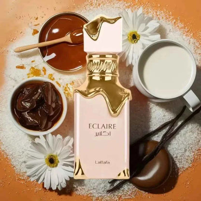 Lattafa Eclaire -100ml / 3.4 oz  Vanilla, Caramel,, Floral - Eau De Parfum Long-Lasting Fragrance for Unisex Sealed NEW RELEASE