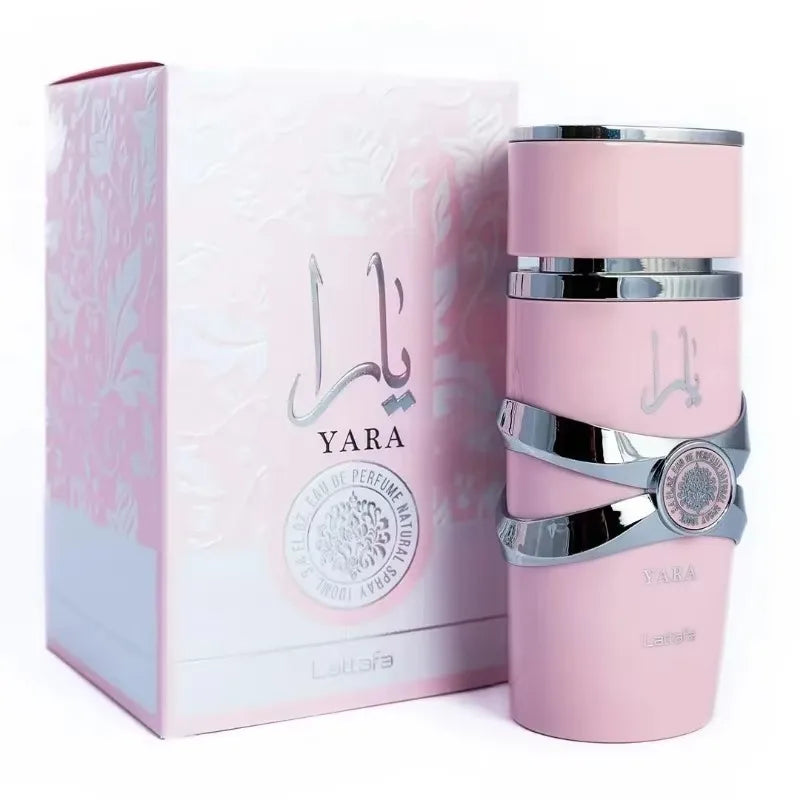 Lattafa Yara Eau de Parfum Spray for Women 100ml Original Arab Perfumes High Quality Lasting Floral Fragrance Pheromone Perfume