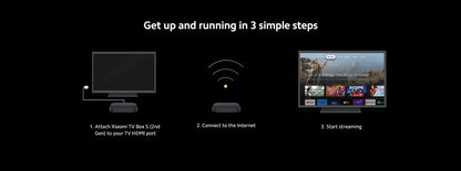 Xiaomi TV Box S 2nd Gen 4K Ultra HD Streaming Media Player Google TV Box WiFi Bluetooth 5.2 Dolby Vision HDR10+ TV Play Box - AMULET RING STORE