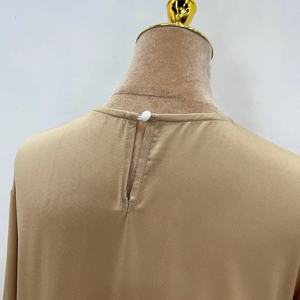 Plain Muslim Abaya Long Dress - Islamic Clothing - AMULET RING STORE