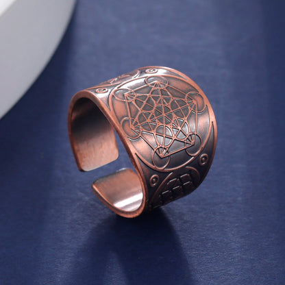 LIKGREAT Six Pointed Star Seal of Solomon Ring