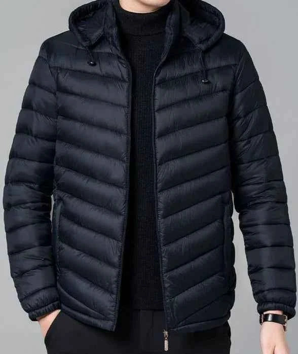 Man Padded Coat Hooded Down Jackets For Men Lightweight Puffer Padding Winter Parkas Young On Sale New In & Modern Outer Casual