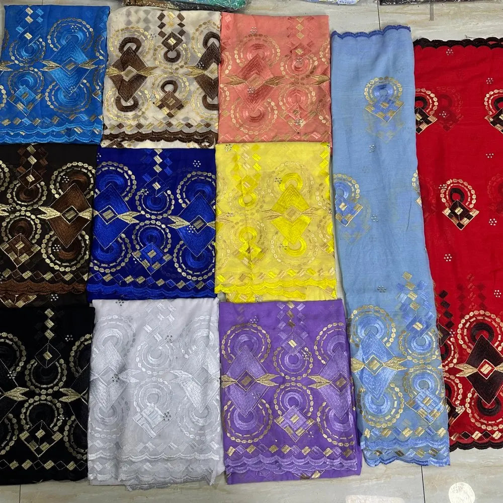 Sale 2025 New Dubai Islam Embroidered Shawl Soft Wool Jersey Hijab for Muslim Women Long Style New African Net for Spring Summer - AMULET RING STORE