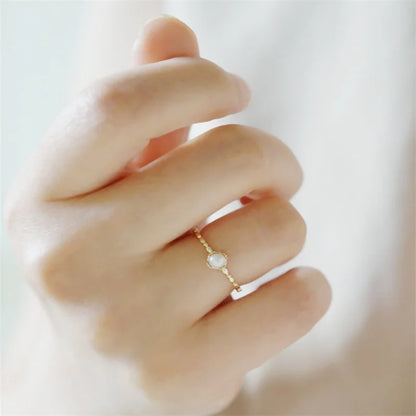 Trend Niche Pearl Ring For Women Ring Wedding Engagement Gift Fashion Custom Jewelry