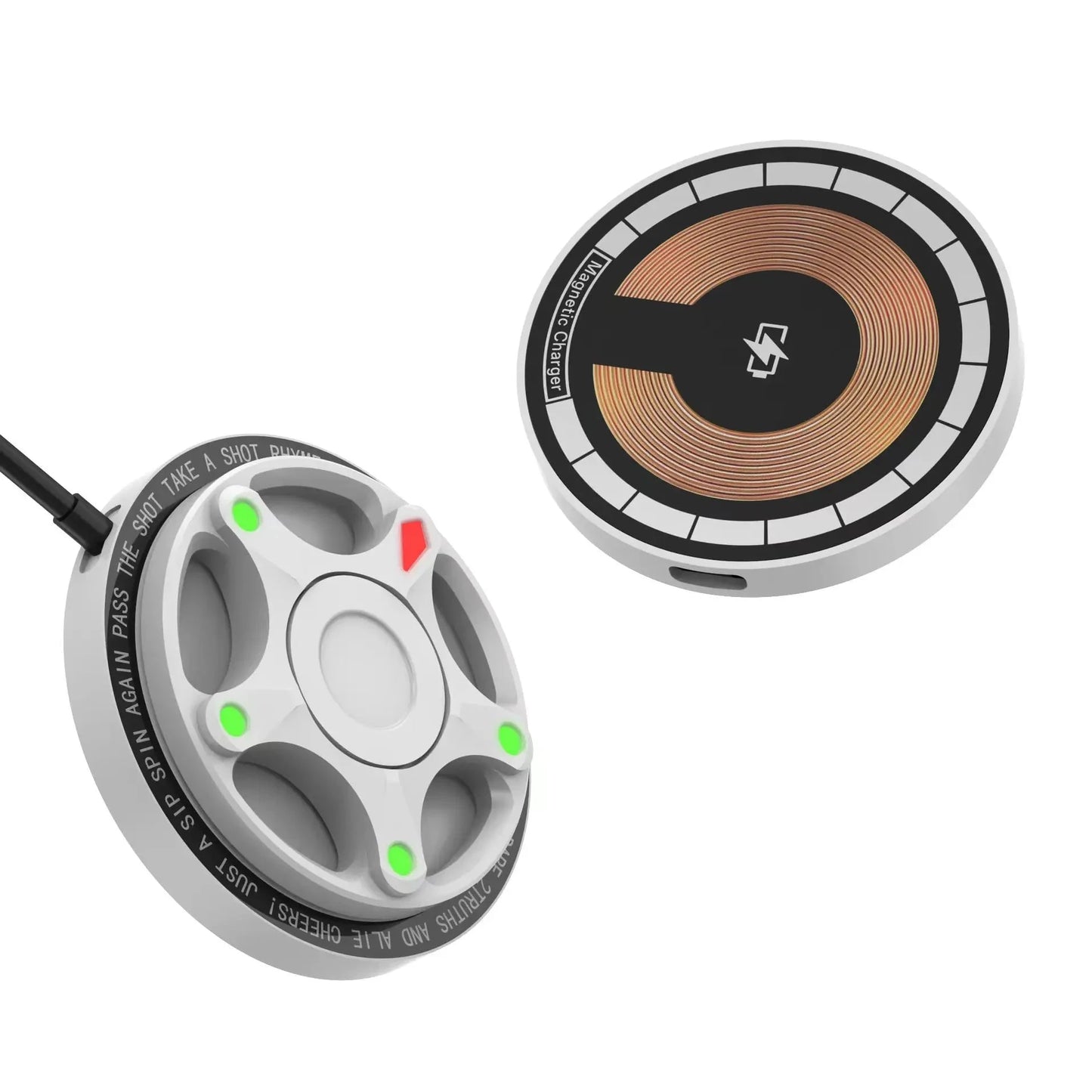 Magnetic Wireless Charging Fast Charging Type-C 15W for iPhone 16/15/14/13/12/11 Pro and Galaxy S23/S22/S21/S20, Mate60 Pro/50/40 Series, Supports Other Built-In Wireless Charging Devices and Assembled Charging Cables