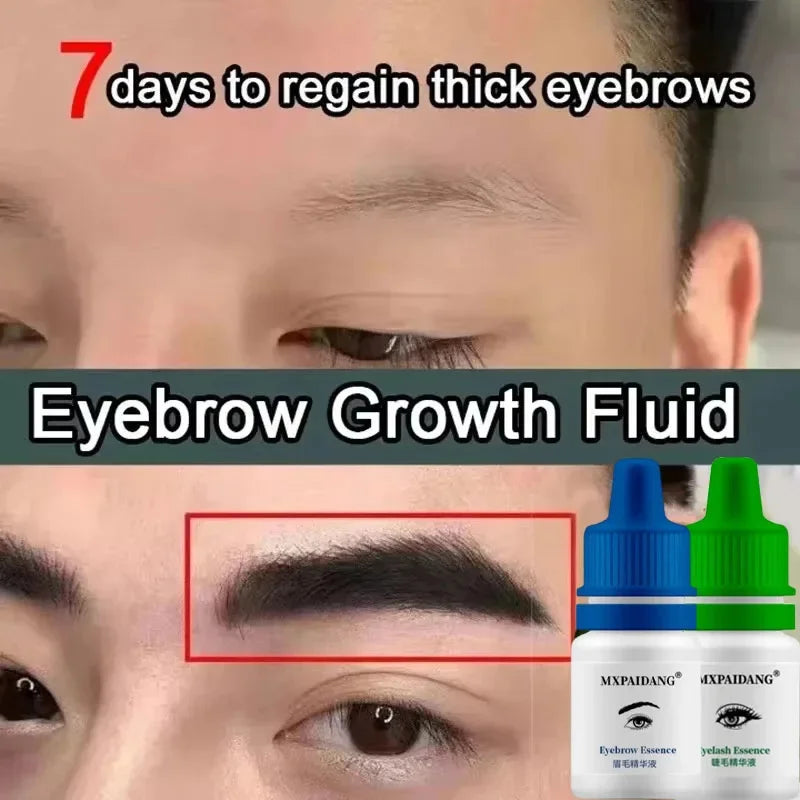 Fast Eyebrow Growth Serum Eyelash Hair Growth Anti Hairs Loss Product Prevent Baldness Fuller Thicker Lengthening Eyebrow Makeup - AMULET RING STORE