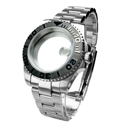 40mm 200m Waterproof NH34 NH35 NH36 Watch Case Accessories for Oyster Band SUB Watch Maker 120clicks BGW9 blue lume Bezel - AMULET RING STORE