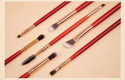 RANCAI7Eyeshadow Fiber Hair Full Set Eye Makeup Brushes Eyeliner Brush Eyebrow Concealer - AMULET RING STORE