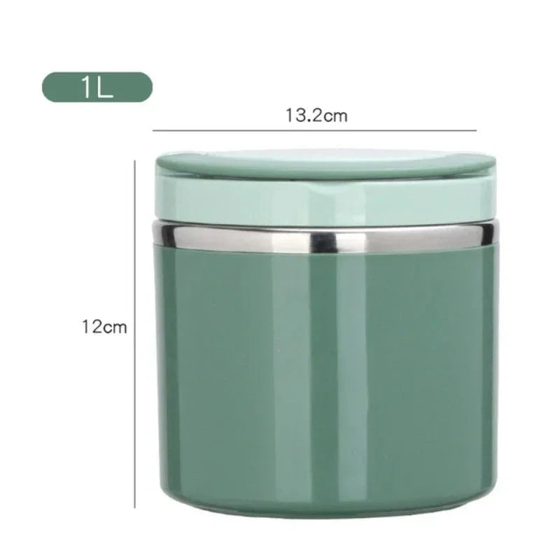 630/1000ml Food Thermal Jar Insulated Soup Cup Thermos Containers Stainless Steel Lunch Box Thermo Keep Hot for School Children - AMULET RING STORE