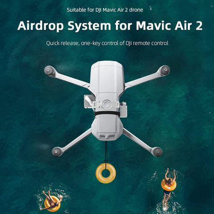 Airdrop System for DJI Mavic 3/2 Pro Zoom AIR 2 Mini 2/Mini 3 Drone Fishing Bait Wedding Ring Gift Deliver Life Rescue Thrower