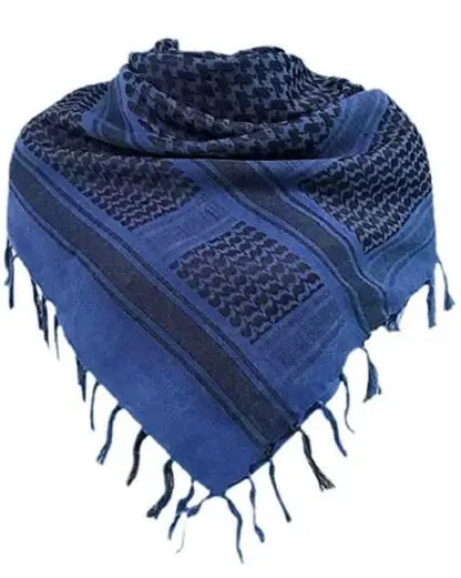136X133CM Tactical Desert Shemagh Keffiyeh Arab Tessel Scarf Wrap Outdoor Windproof Dustproof Face Protective Scarf Men Women - AMULET RING STORE