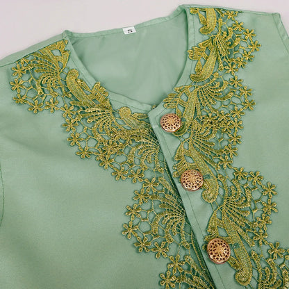 2025 New Medieval Vintage Prince Lace Suits for Men and Women, Halloween Performance Cosplay Three Piece Set(Blazer+Vest+Pants)