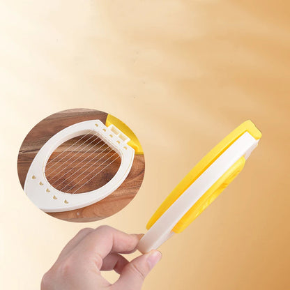 1pc Stainless Steel Multi-purpose Egg Cutter Light and Convenient Creative Egg Slicer Egg Divider Kitchen Accessory