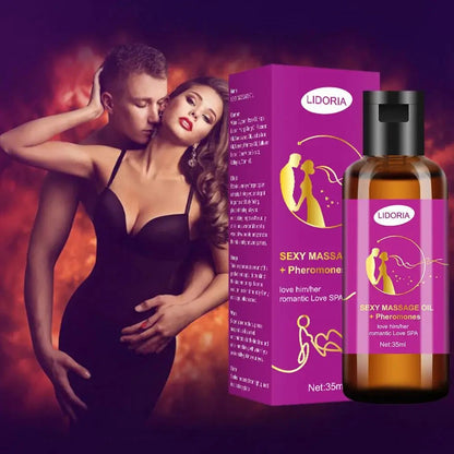 Purple Charming Massage Oil Natural Pheromone SPA Skin Care Body Smoothing Nourishing Oil Essential Oil Moisturing Serum E9U4 - AMULET RING STORE