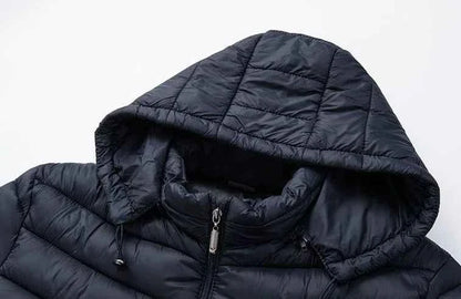 Man Padded Coat Hooded Down Jackets For Men Lightweight Puffer Padding Winter Parkas Young On Sale New In & Modern Outer Casual