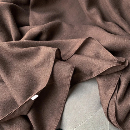 New Solid Cotton Scarf for Women Winter Warm Tassel Linen Pashmina Scarves Hijab Lady Foulard Shawls Wraps Female Bandana