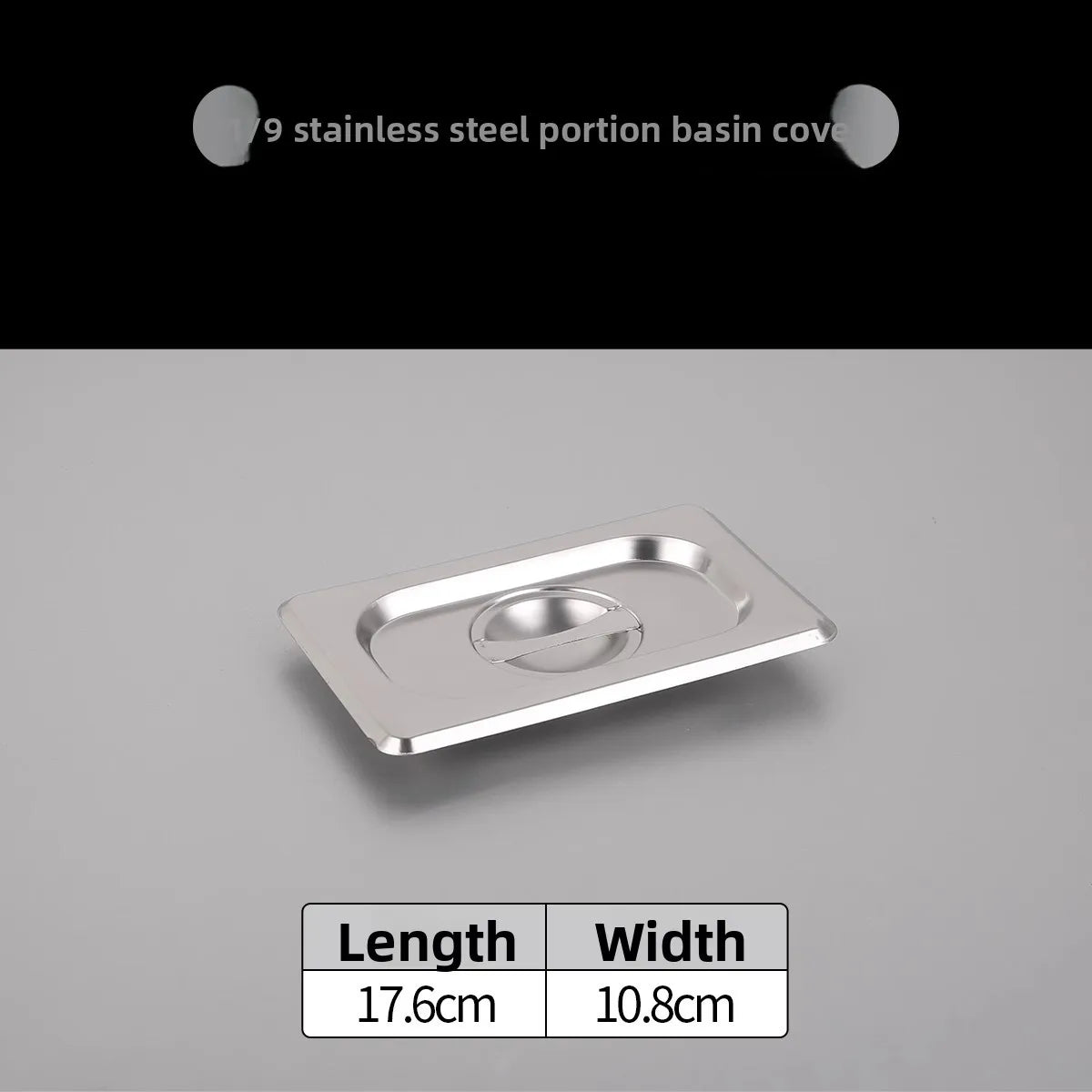 Stainl Steel Rectangular Covered Small Seasoning Box Food Container Thermal Rectangular Basin for Restaurant Kitchen - AMULET RING STORE