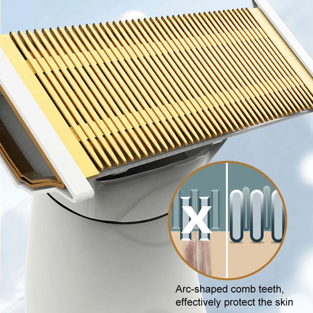 5 In 1 Electric Shaver for Women Painless Eyebrow Razor Bikini Trimmer Cordless Womens Body Shaver Facial Hair Remover Depilador - AMULET RING STORE