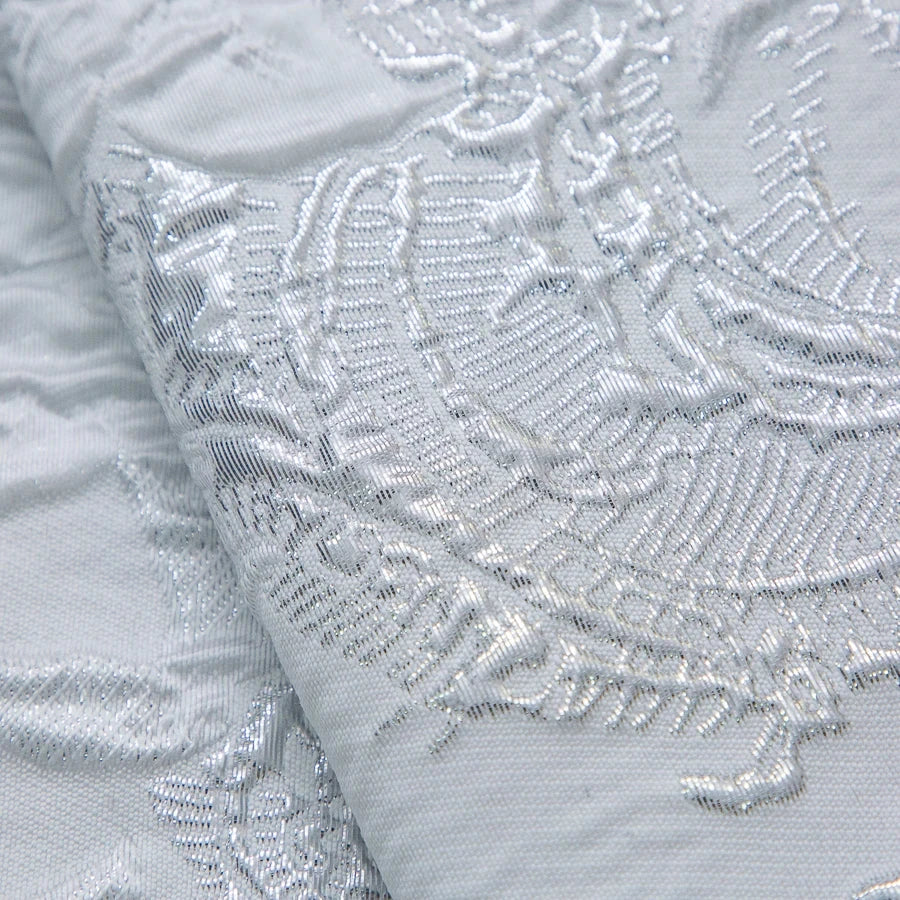 Kalume 2025 African Gilding Jacquard Lace Fabric High Quality Brocade Lace Fabric Ship From U.S. For Sewing Party Dress F4329