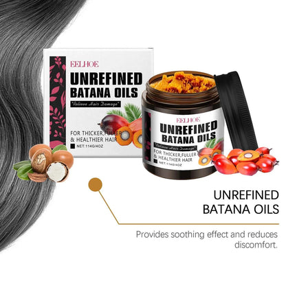 EELHOE 114g Batana Ginger Hair Growth Oil Pure Natural Anti Hair Loss Breakage Nourishing Strengthening Thickness Hair Nutrition