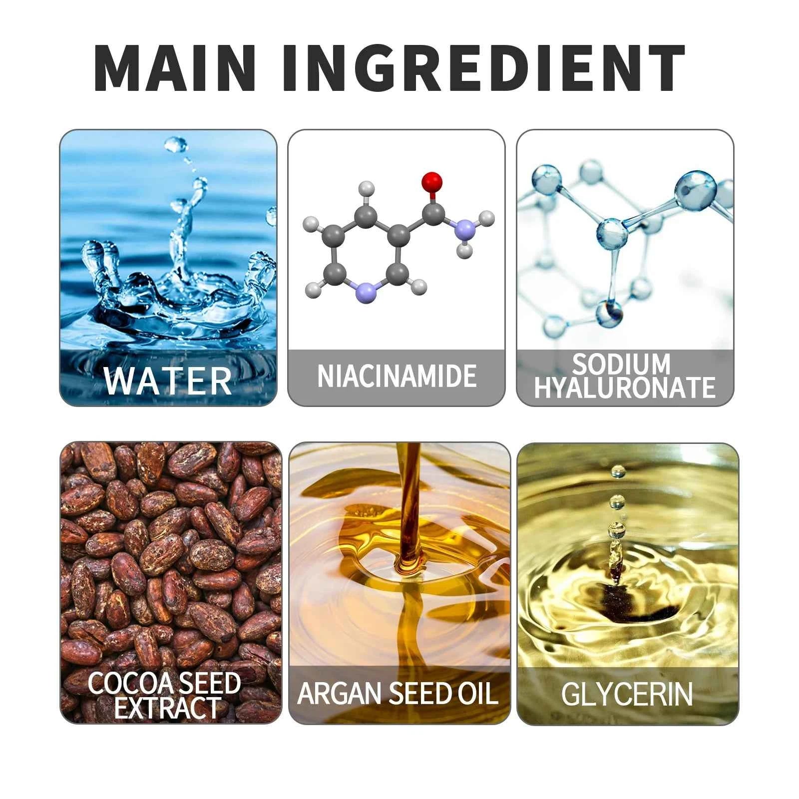 Niacinamide Eye Cream Reduces Dark Circles and Eye Bags Sodium Hyaluronate Moisturizing Essence Reduces Puffiness Eye Care