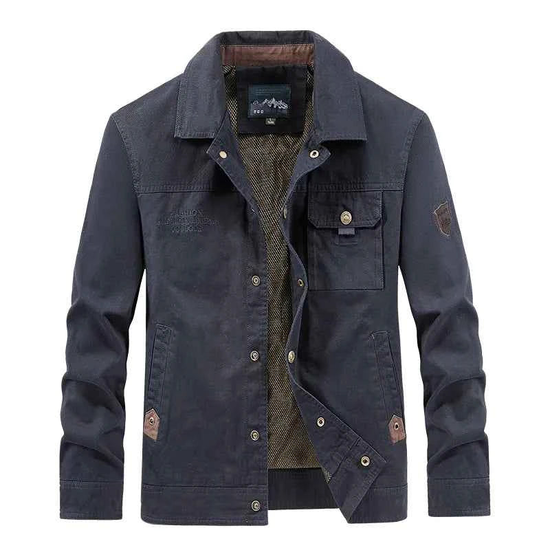 Men Jackets outdoor Slim fit Coats Casual Jackets High Quality Male wear Multi-pocket Cargo Jackets And Coats plus Size 5XL