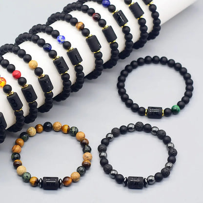 12 Zodiac Sign Bracelet Homme Constellation Bracelet for Men Aries Virgo Leo Libra Charm Bangle Women Friendship Jewelry on Hand