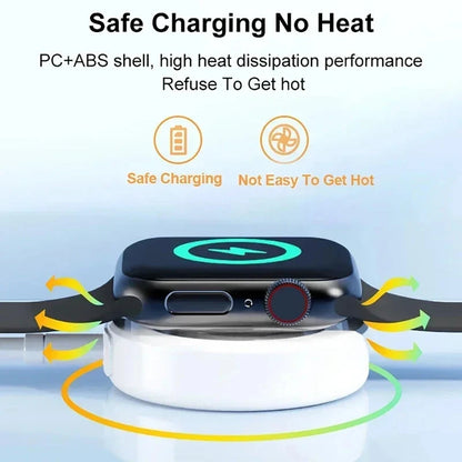 Magnetic Wireless Charger For Apple Watch Series 10 9 8 7 6 Ultra 2 SE fast Charging Cable Accessories For iWatch 10 9 8 7 6 5 4