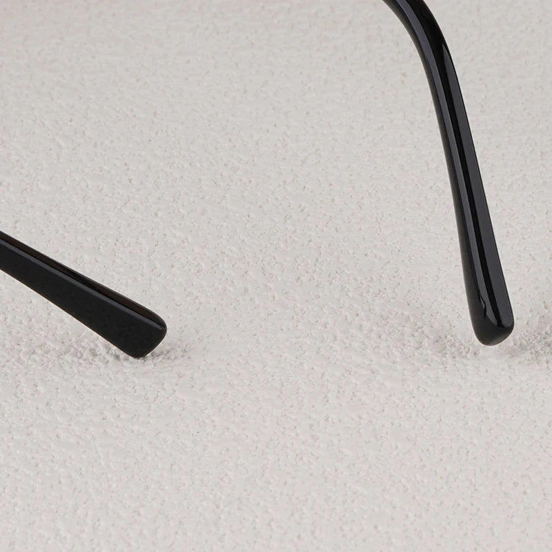 Alloy Rectangle Gradient Sunglasses for Men and Women Retro High Quality Brand Designer UV400 Outdoor Handmade Trendy Eyeglasses