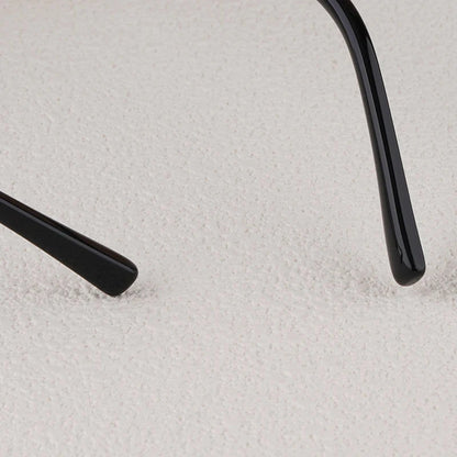 Alloy Rectangle Gradient Sunglasses for Men and Women Retro High Quality Brand Designer UV400 Outdoor Handmade Trendy Eyeglasses