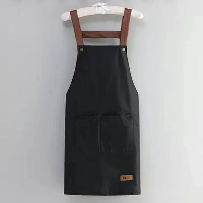 Waterproof and antifouling large pocket hotel restaurant coffee shop Western food Western pastry work clothes apron - AMULET RING STORE