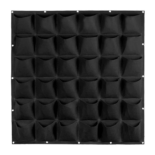 NEW Wall Hanging Pockets Planting Bags Flower Pot Home Garden Grow Bag Garden Planter Vertical Suculentas Plant Pot Home Decor - AMULET RING STORE