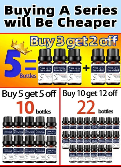 Nose Massage Essential Oil Up Heighten Rhinoplasty Firming For Moisturizing Nose Serum Reshape Natural Face Beauty Care Products - AMULET RING STORE