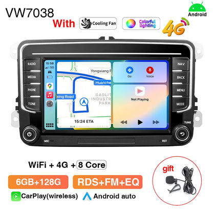 7inch Car Radio CarPlay Android Auto for Volkswagen VW Passat B6 B7 CC Tiguan Touran GOLF POLO CarPlay 7inch 2+32GB / 4+64GB - AMULET RING STORE