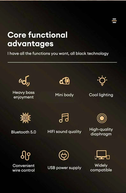 New Lenovo A02 Wireless Bluetooth V5.4 Speaker With Dual Mode RGB Light Wired Loudspeaker Vibrant Stereo Sound Camping Soundbox