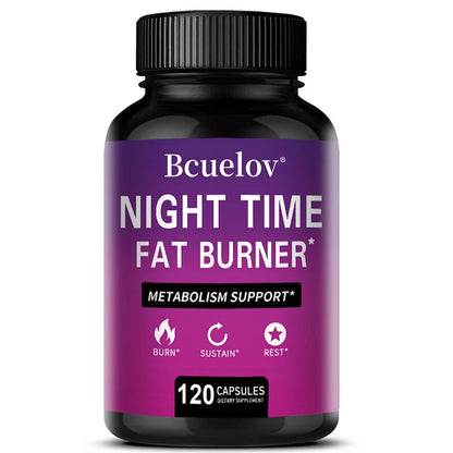 Nighttime Fat Burner - Carb Blocker To Help with Cleansing, Weight Management, Maintaining Energy Levels and Digestive Health