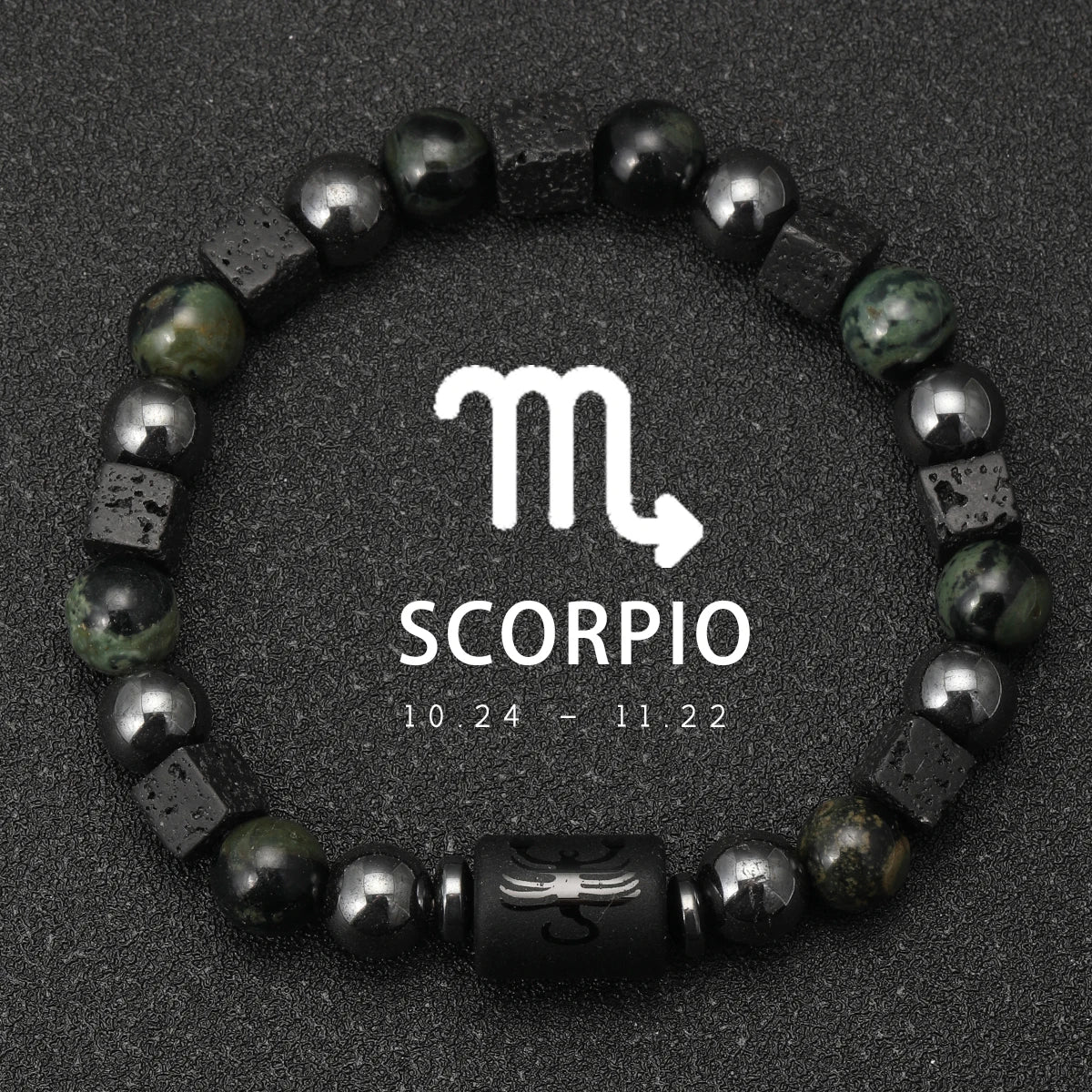 12 Zodiac Signs Natural Stone Bracelets Taurus Cancer Virgo Pisces Bracelets Ladies Men Couples Gift Bracelet aquarius