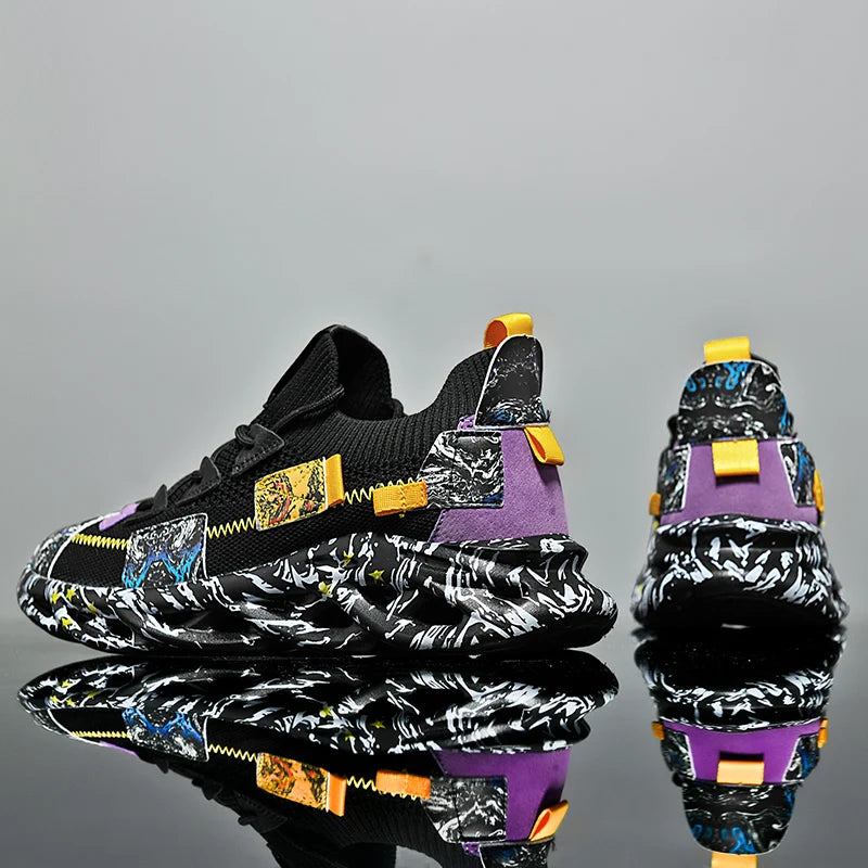 Shoes men Sneakers Male casual Mens Shoes tenis Luxury shoes Trainer Race Breathable Shoes fashion loafers running Shoes for men - AMULET RING STORE