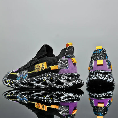 Shoes men Sneakers Male casual Mens Shoes tenis Luxury shoes Trainer Race Breathable Shoes fashion loafers running Shoes for men - AMULET RING STORE