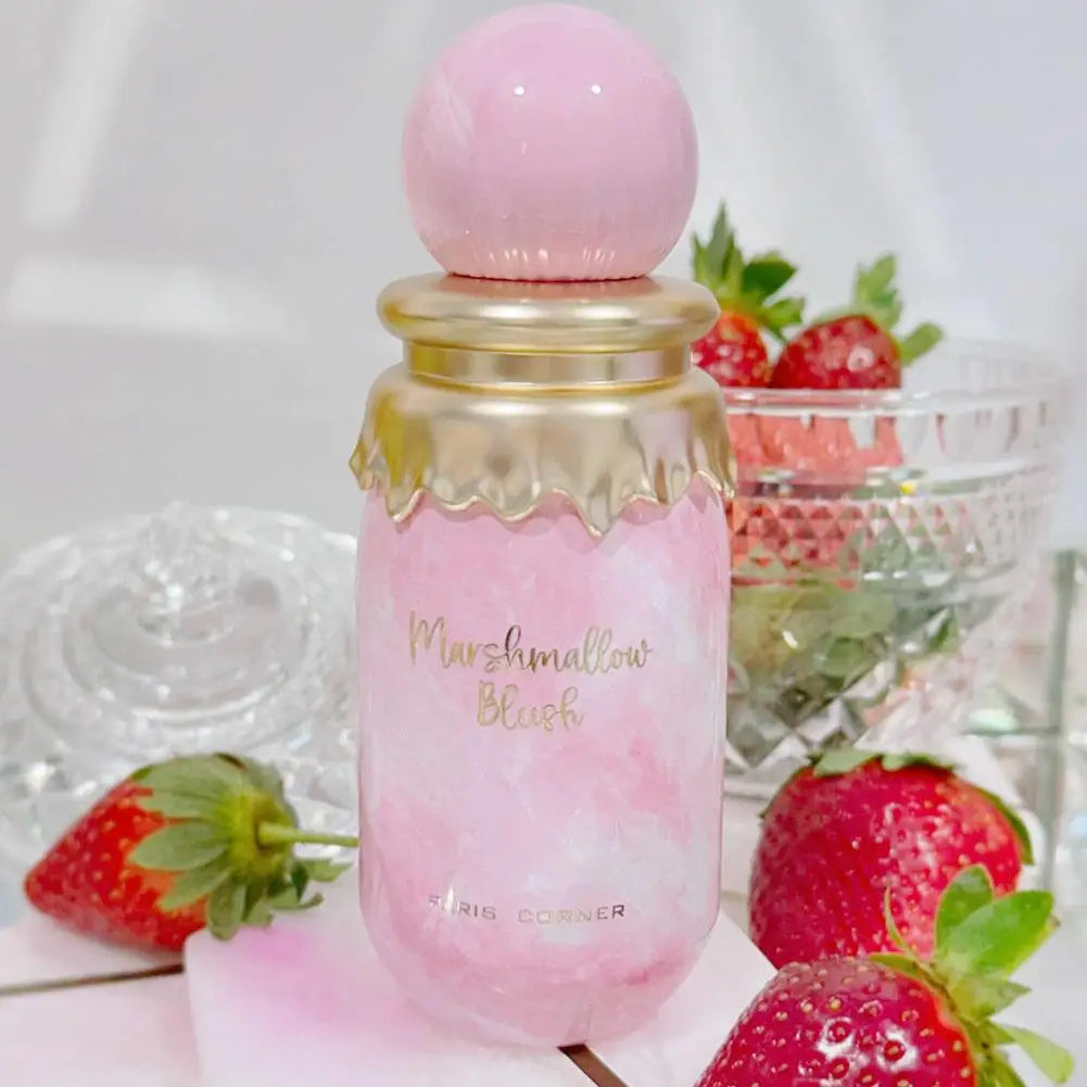 3.4oz/100ml Paris Corner Corner Marshmallow Women's Perfume Eau De Toilette Long-lasting Floral Scent Fresh Natura Perfume